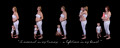 timeline 5 images with text